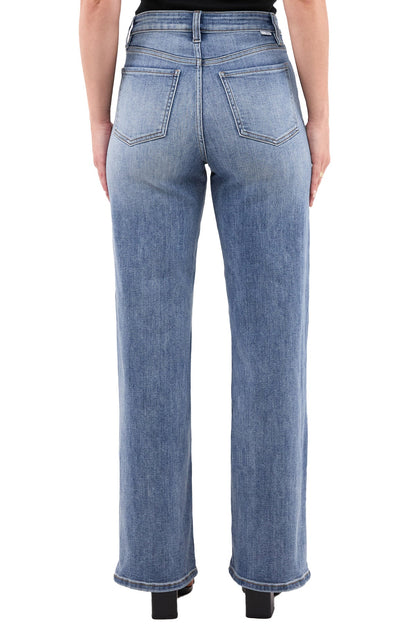 Hailey High Rise Slim Wide Leg Jeans