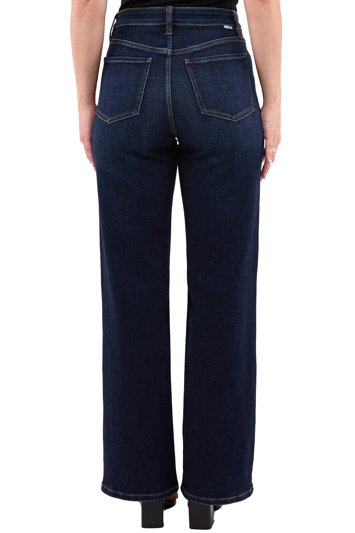 Hailey High Rise Slim Wide Leg Jeans