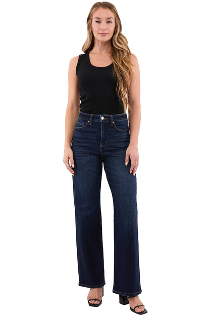 Hailey High Rise Slim Wide Leg Jeans