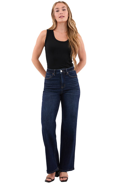 Hailey High Rise Slim Wide Leg Jeans