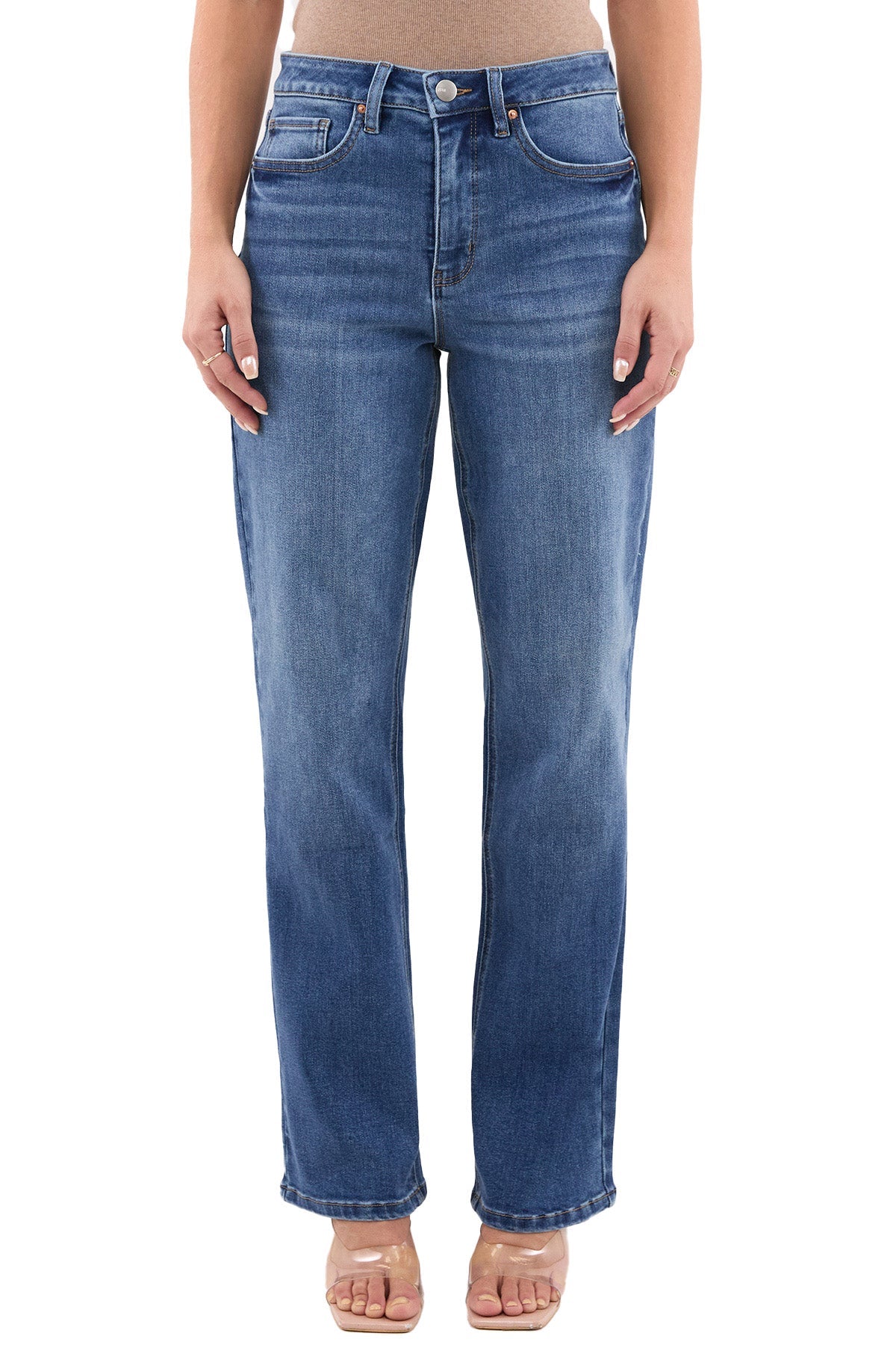 Dylan High Rise Straight Leg Jeans