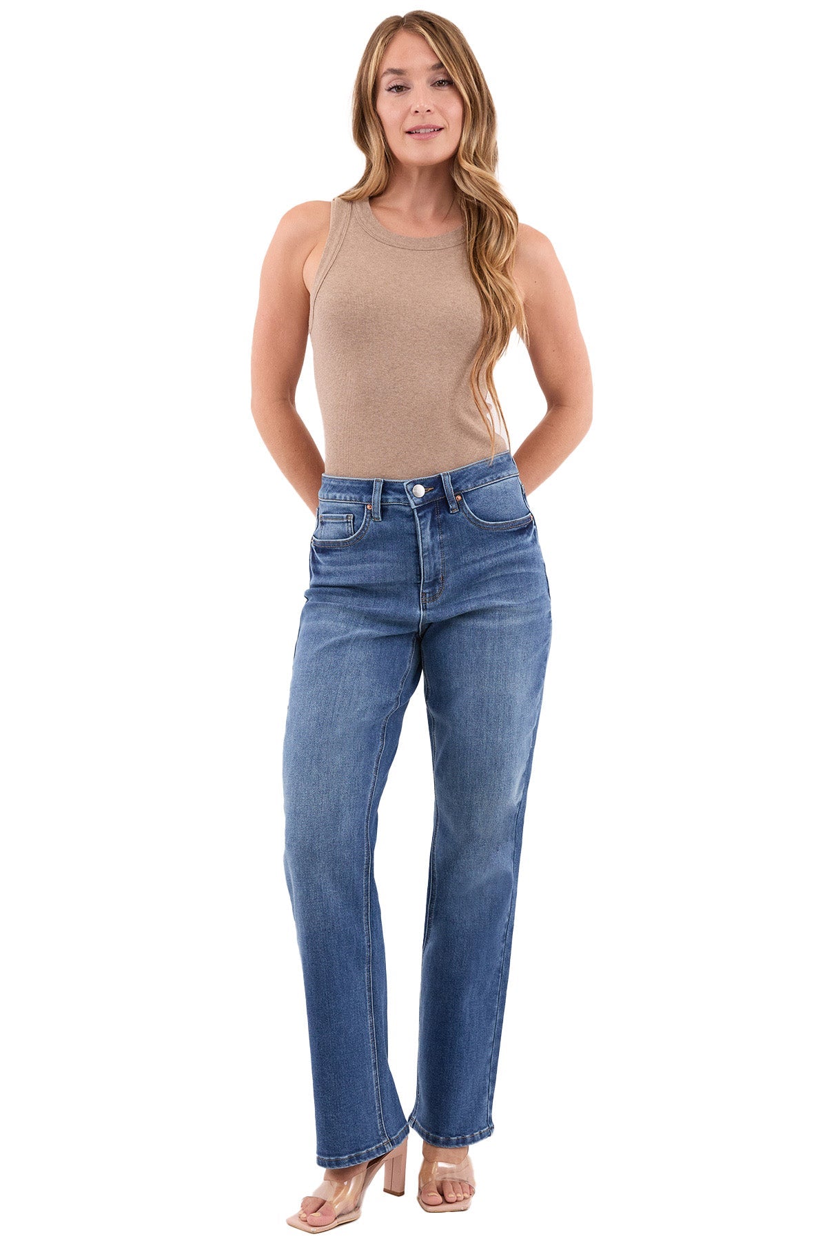 Dylan High Rise Straight Leg Jeans