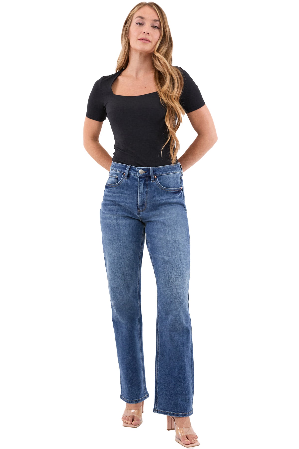 Chloe High Rise Wide Leg Jeans