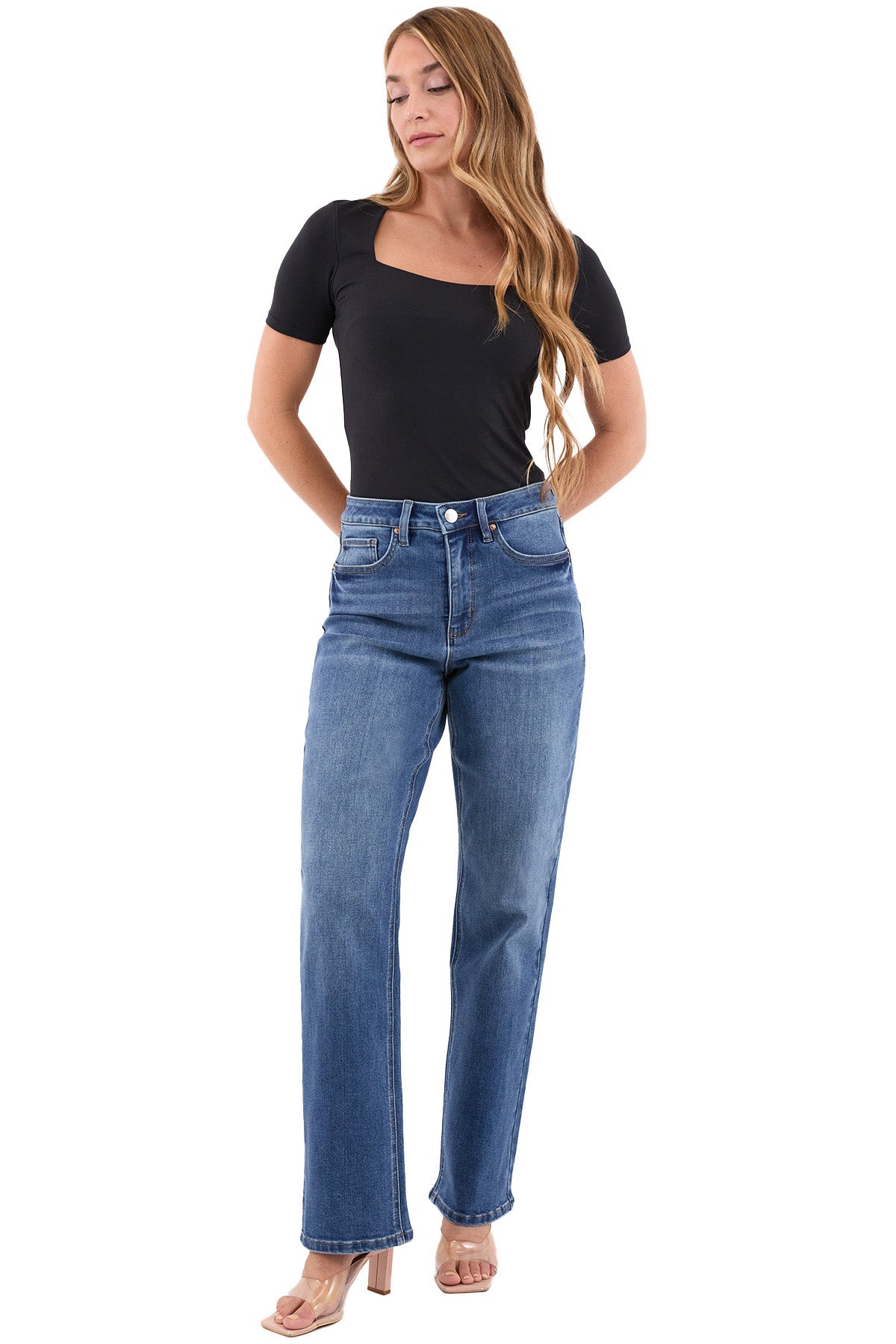 Chloe High Rise Wide Leg Jeans