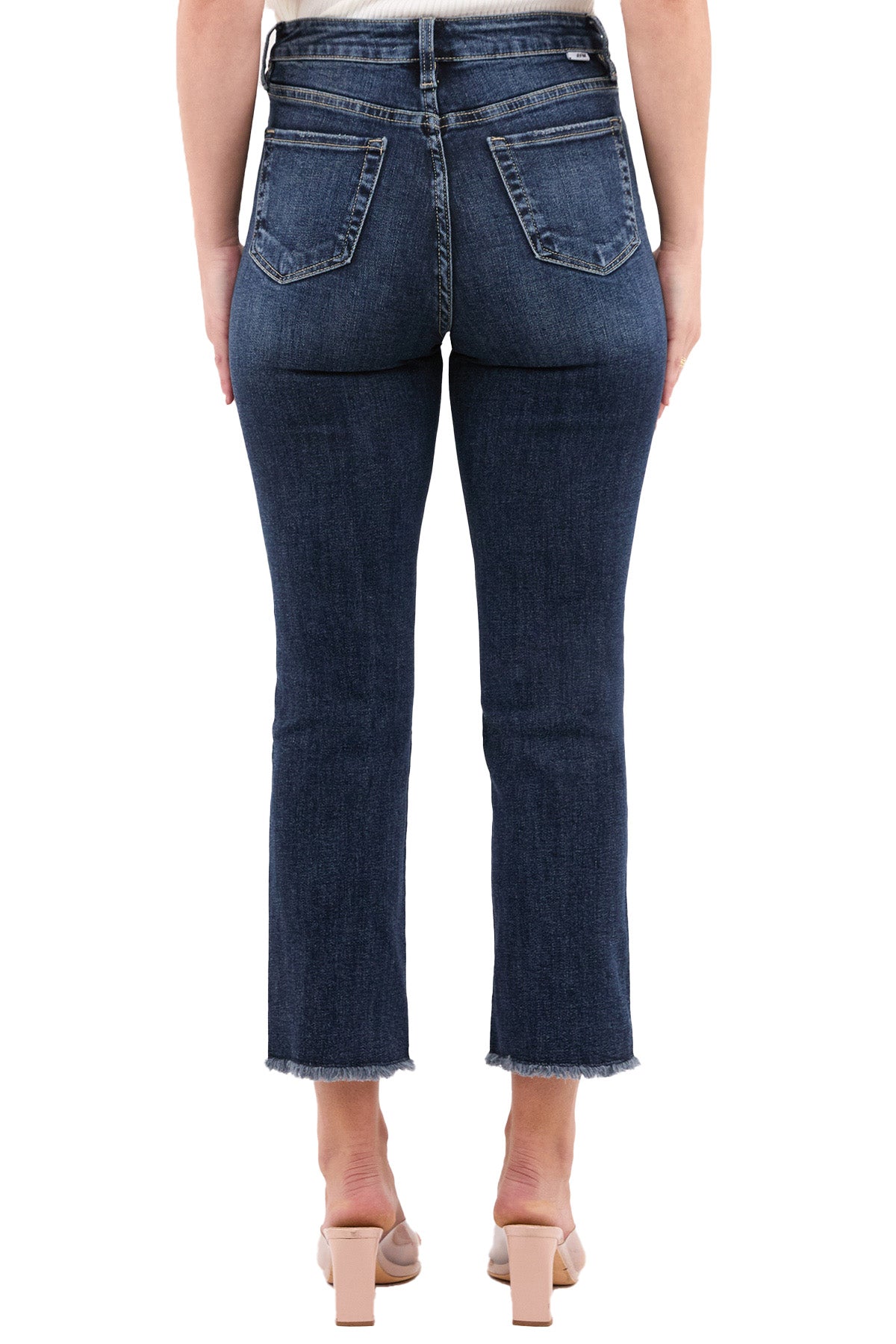 Dylan High Rise Cropped Straight Leg Jeans