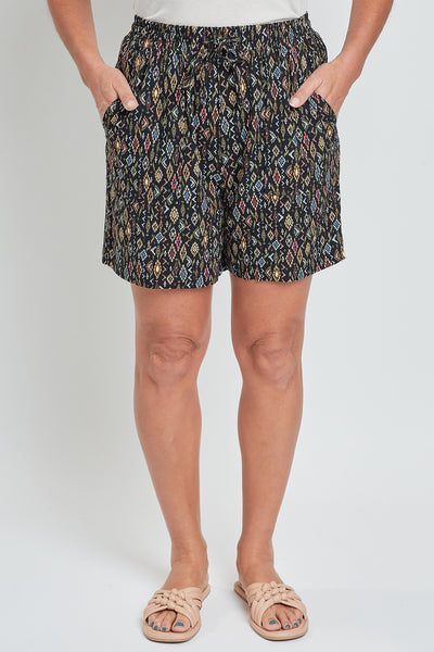 Women's Pull-On Shorts with Pockets-Sale