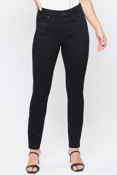 Women's High Rise Skinny Jeans With Adjustable Back