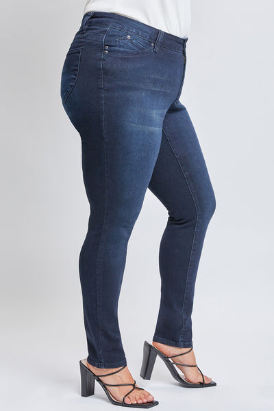 Women's Plus Size Sustainable WannaBettaButt Mid Rise Skinny Jeans